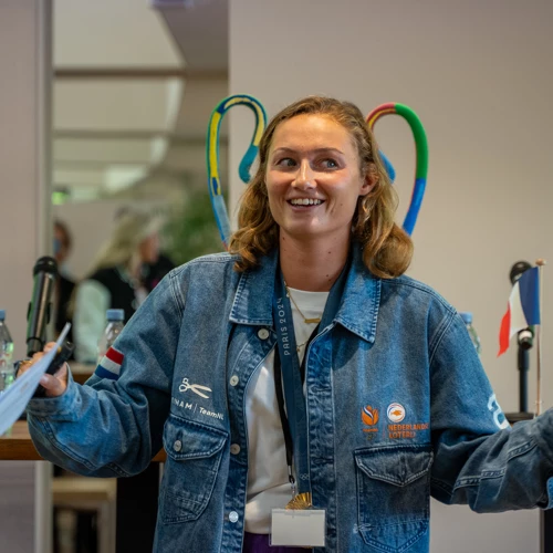 HR-manager in werksessie